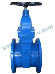 API/DIN ductile iron handwheel flange gate valve